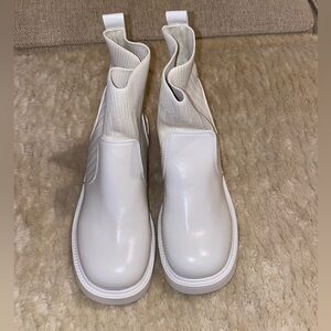 White Ankle Boots for Women